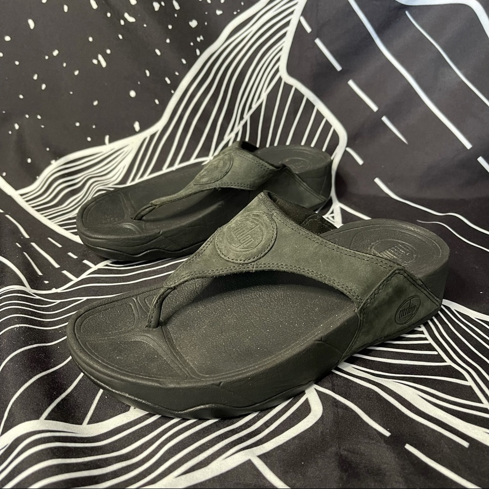 Fitflop Black Sandals Size 5